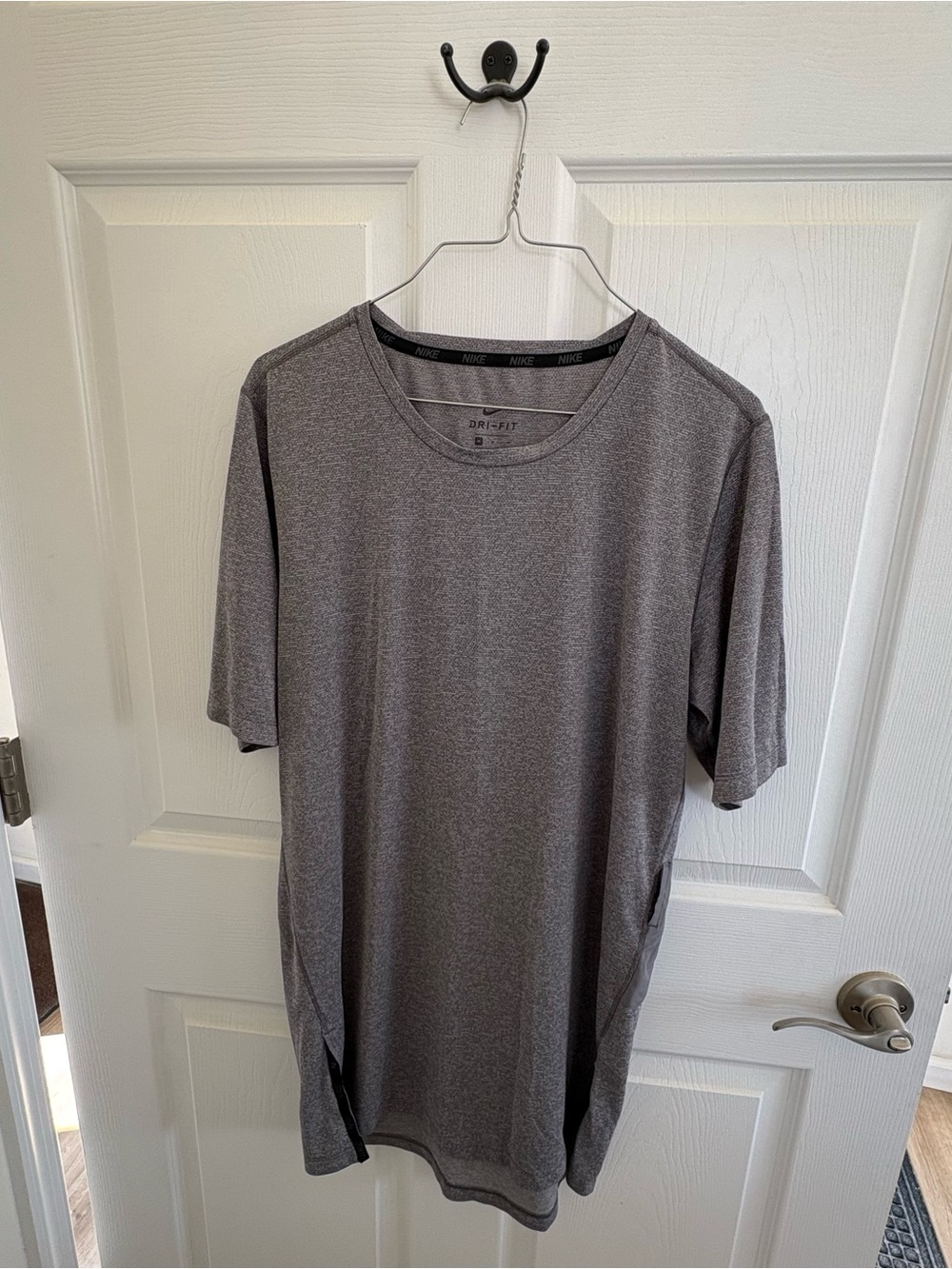 Nike Dri-FIT Heather Gray Athletic T-Shirt Dress Women’s Medium